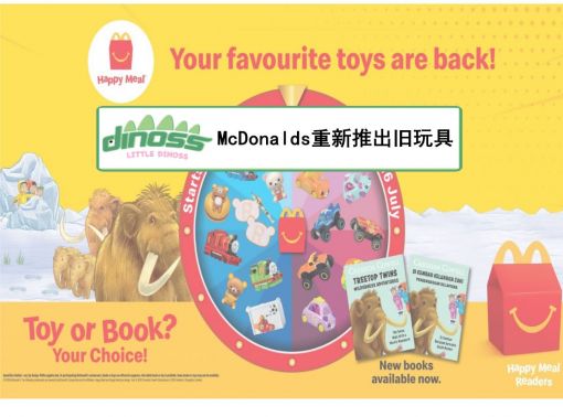 McDonalds重新推出旧玩具